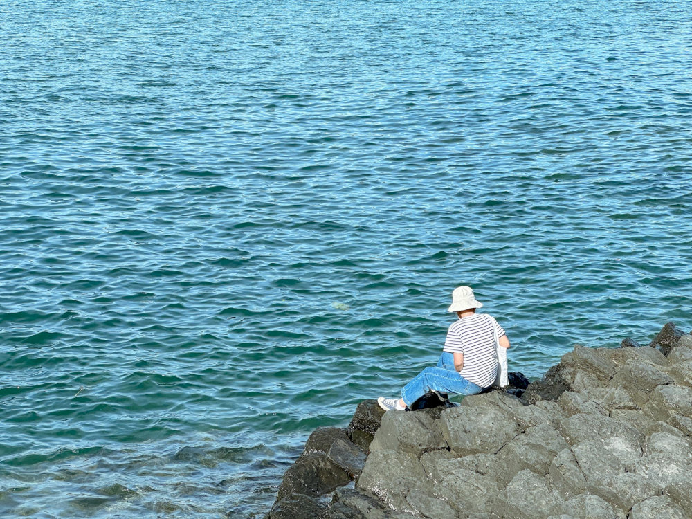 Khu vực ghềnh đá có nhiều vị trí thuận tiện